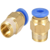 Conector neumático PC4-01 Azul