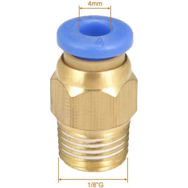 Conector neumático PC4-01 Azul - Imagen 3