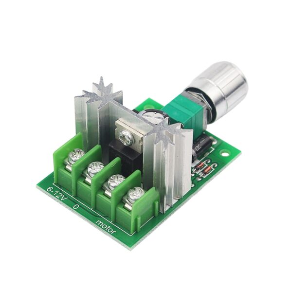 Módulo de placa de desarrollo de interruptor de velocidad infinitamente variable DC6-12V 6A de alta potencia PWM
