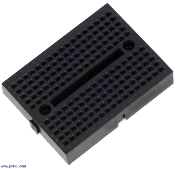 Mini Protoboard / Breadboard Negra Con 170 Puntos