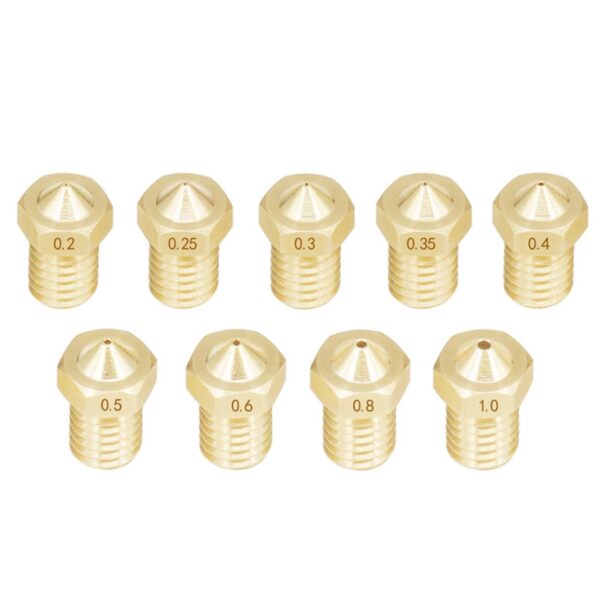 Boquillas de latón MK8 Nozzle Roscado 1.75 mm