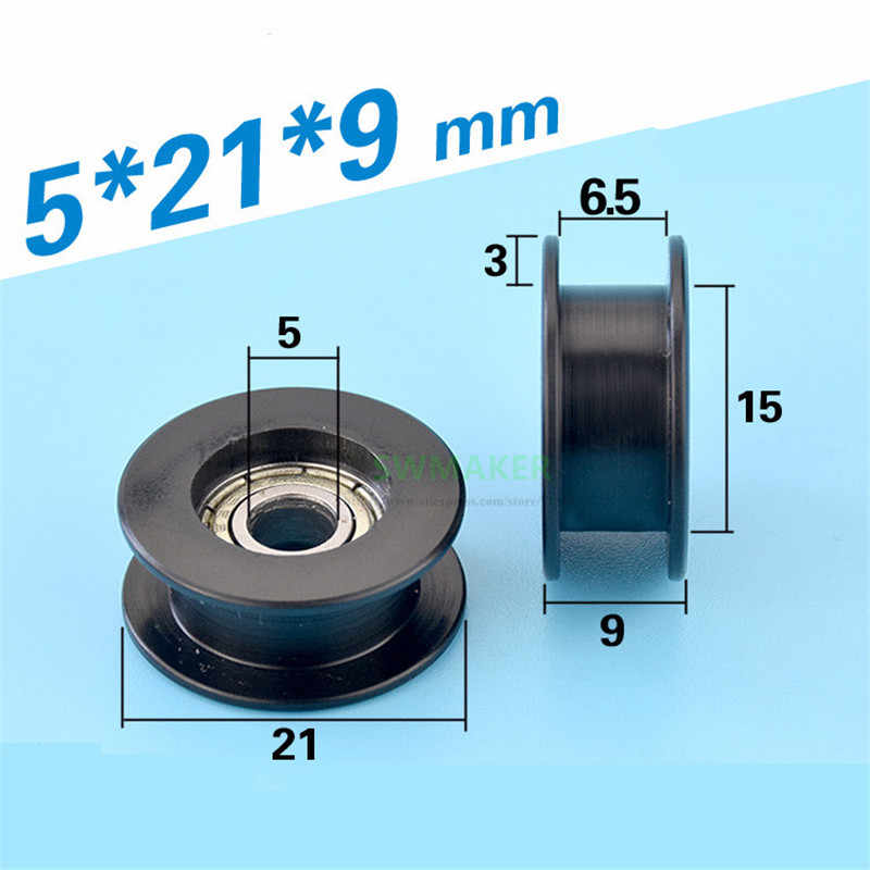 Rodamiento de rueda de ranura 695zz H
