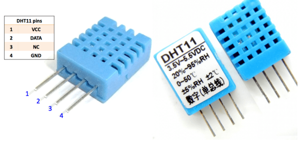dht11 pins