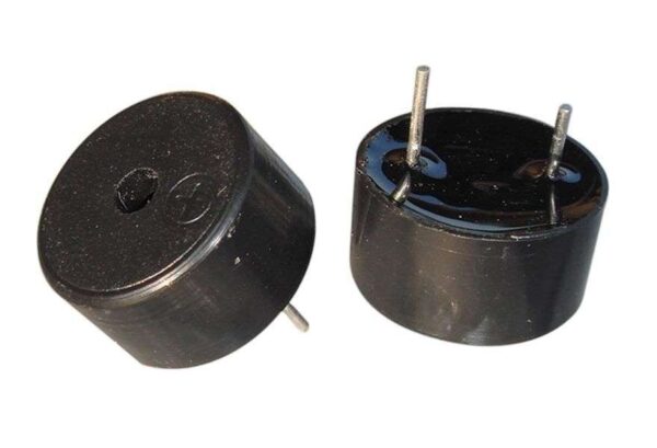 pl2087552 black pbt pin piezo electric buzzer 5v with self drive for household appliances