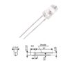 diodo led 3mm blanco hiperluminico 1 17678