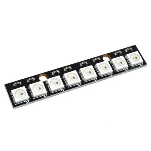 Panel de 8 led RGB