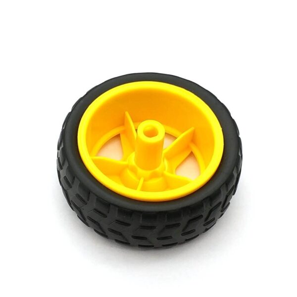 1 par 2 uds ruedas de soporte chasis/neumático/ruedas de coche robot diámetro 65MM grosor 28MM DIY 3