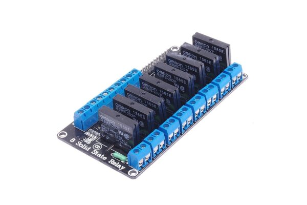 Relé SSR de estado sólido 8 canales 2A/220V 1