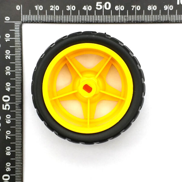 1 par 2 uds ruedas de soporte chasis/neumático/ruedas de coche robot diámetro 65MM grosor 28MM DIY 4
