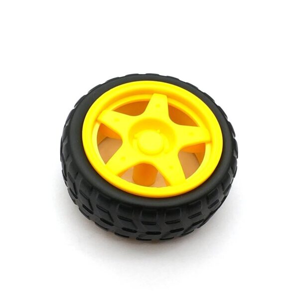 1 par 2 uds ruedas de soporte chasis/neumático/ruedas de coche robot diámetro 65MM grosor 28MM DIY 2