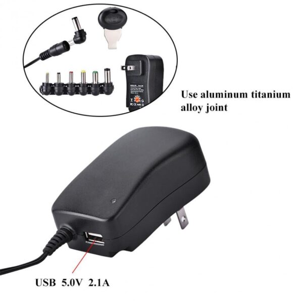 Fuente de poder Adaptador Universal Variable 3-12V 1200mA