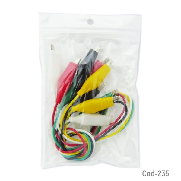 Cable Conector Cocodrilo o caimán 5 unidades - Imagen 2