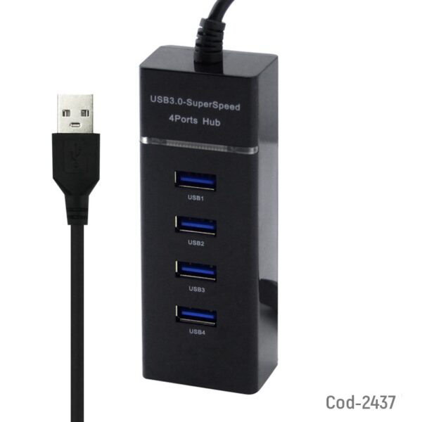 HUB 4 USB 3.0 Con Cable De 30Cm - Imagen 3