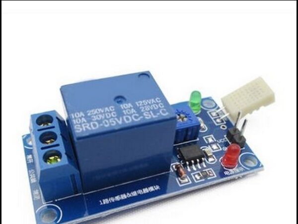 Relé activado con  sensor de humedad DC 5V 1 canal
