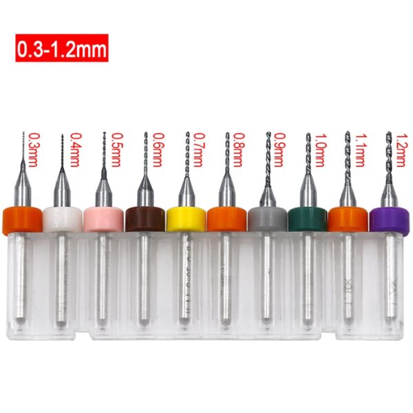 Brocas para PCB 10 piezas