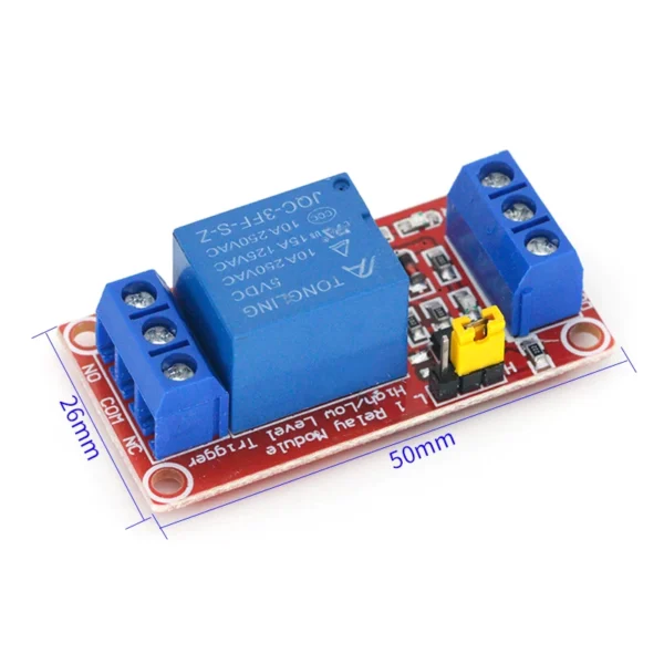 Relé 5V optoacoplado con selector de flanco - Imagen 3