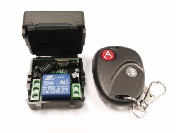 Control Remoto RF Inalámbrico Relé de 5V 1 Canal 433 MHz + Receptor (Transmisor Interruptor)
