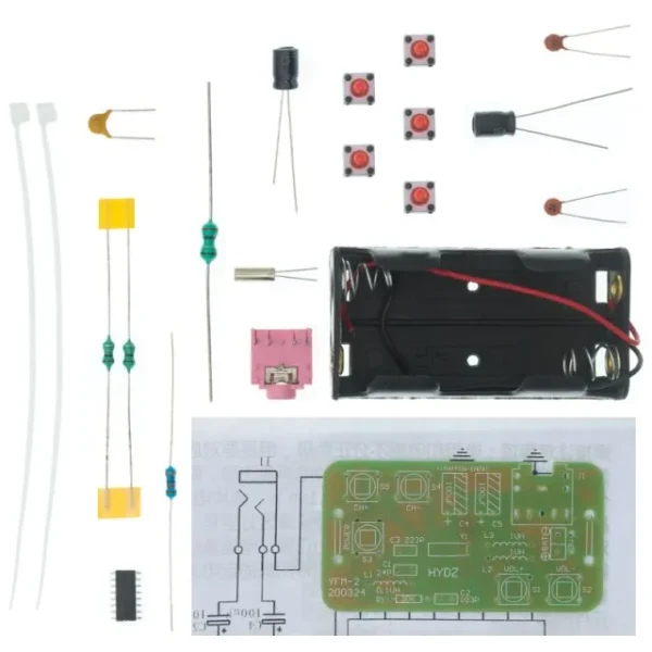 Kit DIY De Radio Estéreo FM 76-108MHz - Imagen 4