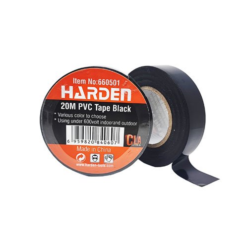 Cinta Aislante Negra Harden 20mt