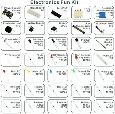 Kit Componentes Electrónicos XL