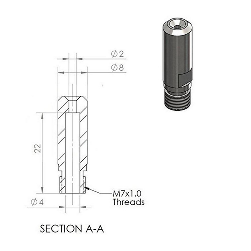 Kit Extrusora MK10 Para filamento 1.75mm
