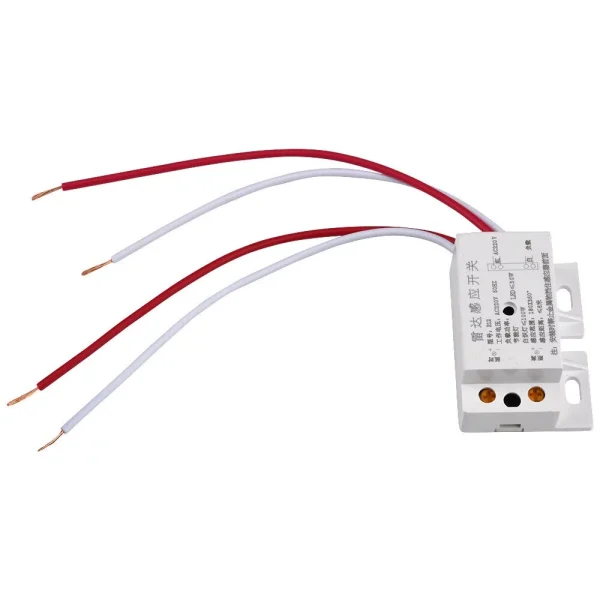 Sensor Detector De Movimiento PIR 220V AC 50Hz - Imagen 3