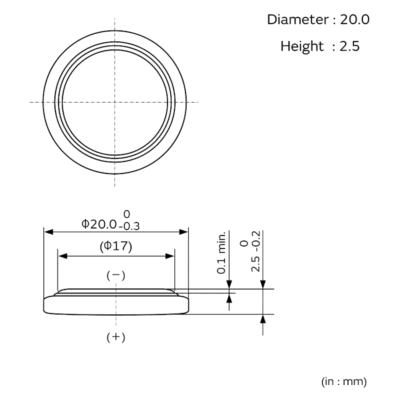 Pila CR2025 3V