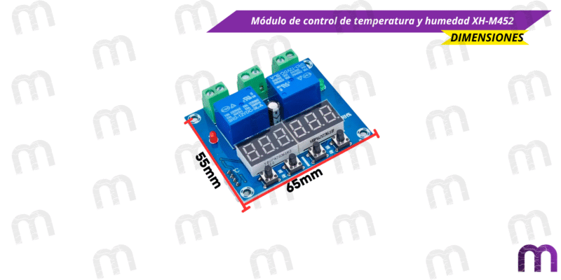 Módulo de control de temperatura y humedad XH-M452