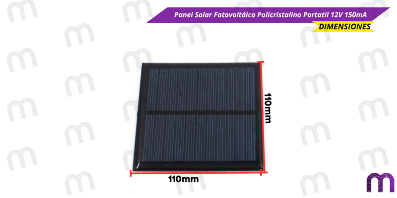 Panel Solar Fotovoltáico Policristalino Portatil Variedades