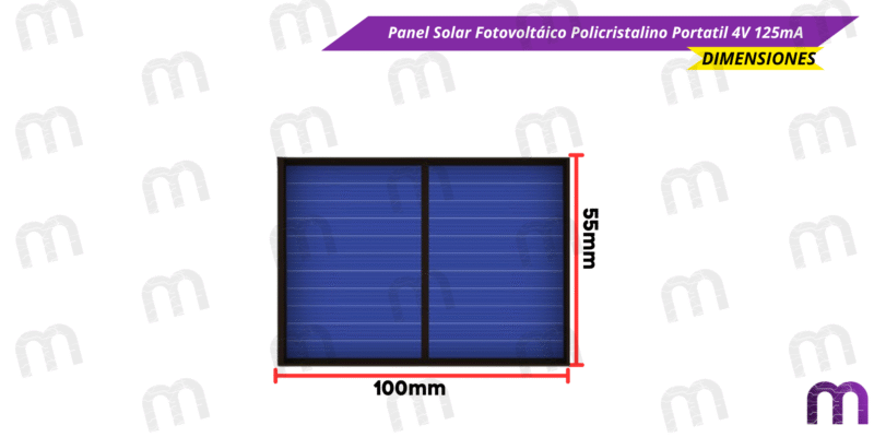 Panel Solar Fotovoltáico Policristalino Portatil Variedades