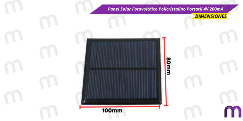Panel Solar Fotovoltáico Policristalino Portatil Variedades