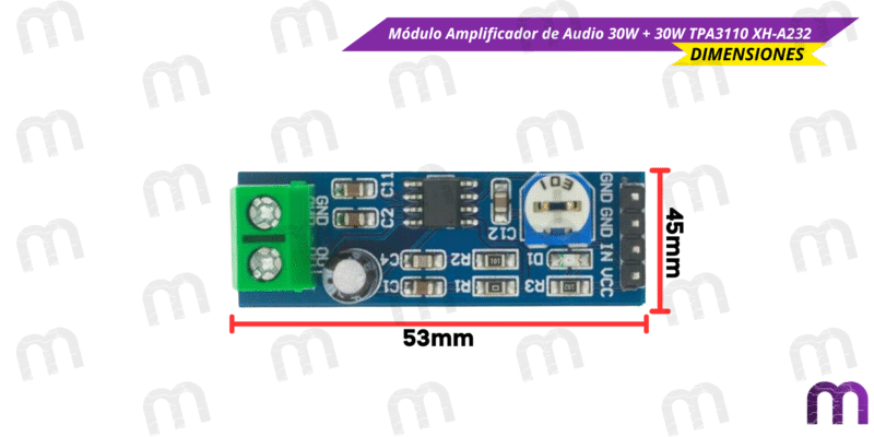 servomotor Amplificador de audio 5-12V LM386 resistencia variable 10K