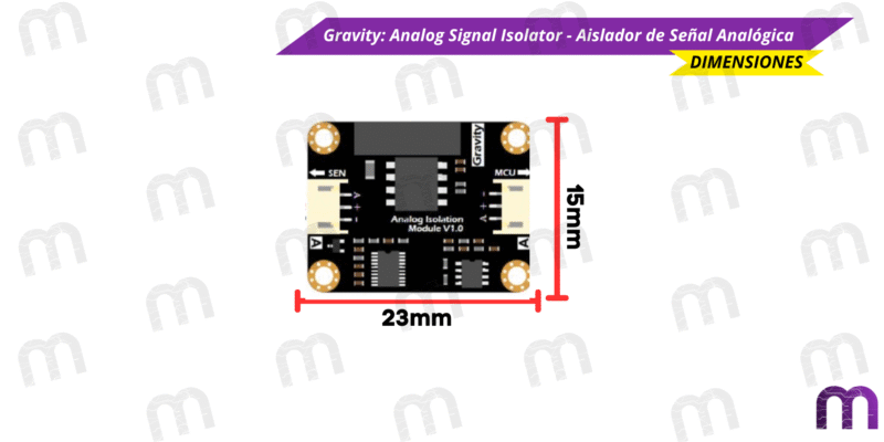 sensor Gravity: Analog Signal Isolator - Aislador de Señal Analógica