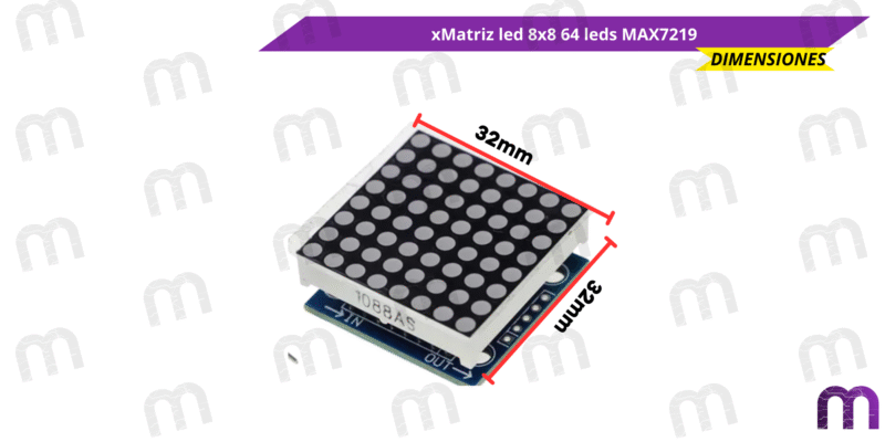 matriz led Matriz led 8x8 64 leds MAX7219