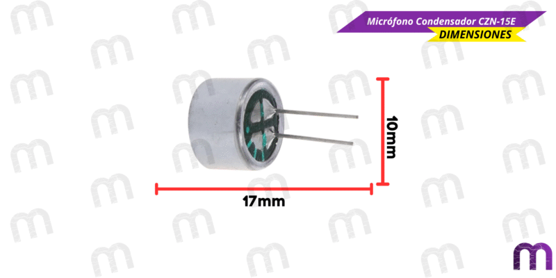 servomotor Micrófono Condensador CZN-15E