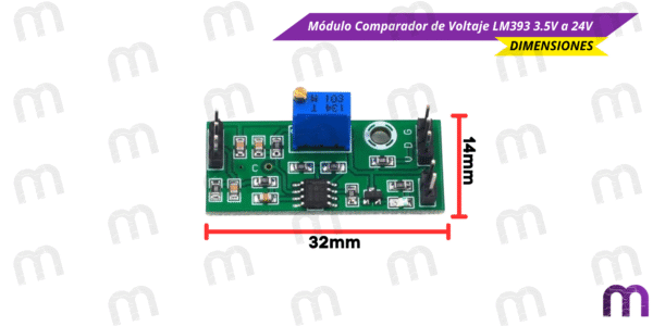 Módulo Comparador de Voltaje LM393 3.5V a 24V - Imagen 6