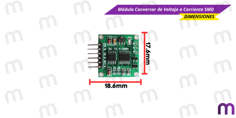 Voltaje a Corriente Módulo Conversor de Voltaje a Corriente SMD