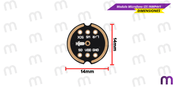 Modulo Microfono I2S INMP441 - Imagen 3
