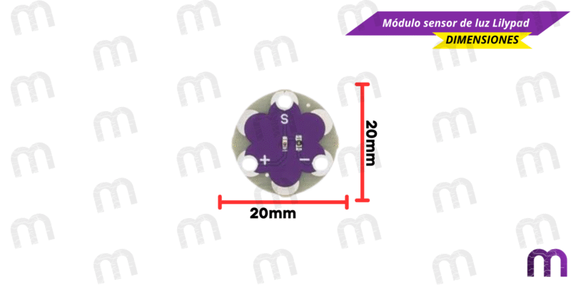 sensor de luz Lilypad Módulo sensor de luz Lilypad