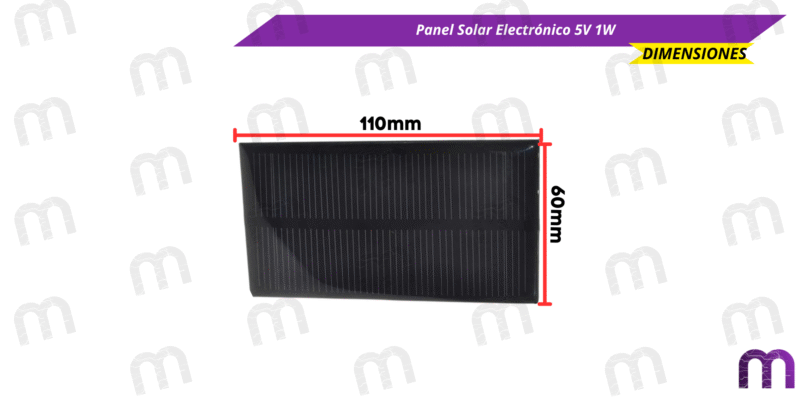 Panel Solar Electrónico 5V 1W