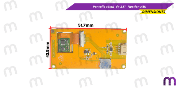 Pantalla táctil  de 3.5"  Nextion HMI - Imagen 5