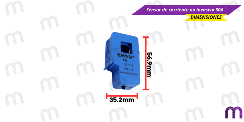 Sensor de corriente no invasivo 30A