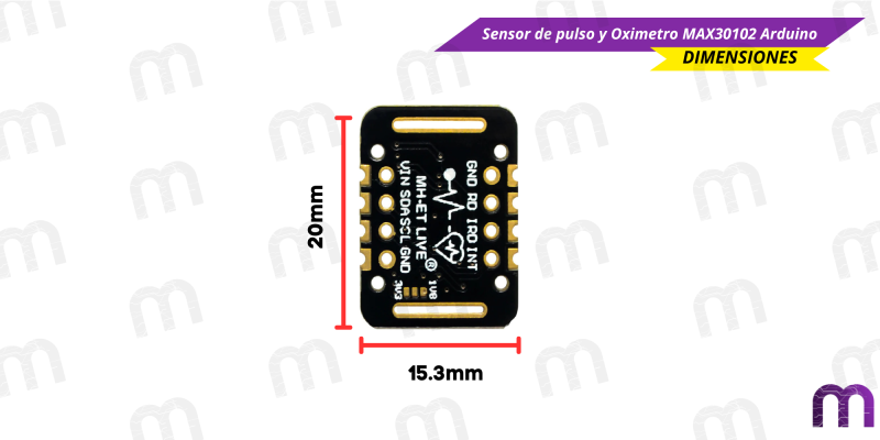 Sensor de pulso y Oximetro MAX30102 Arduino