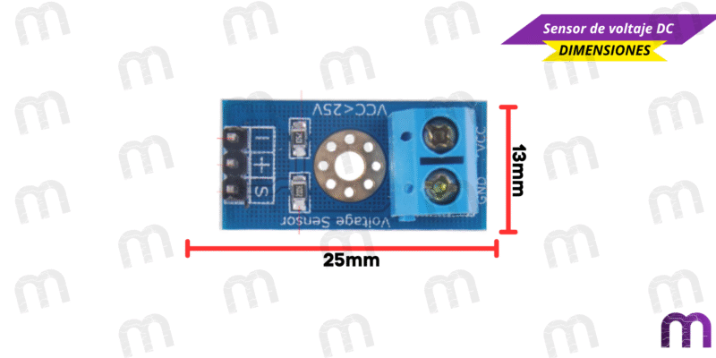 sensor de voltaje dc