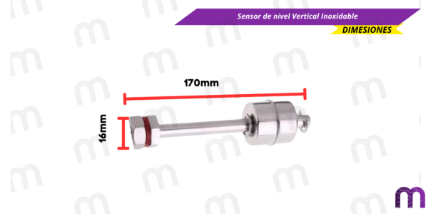 Sensor de nivel Vertical Inoxidable - Imagen 8