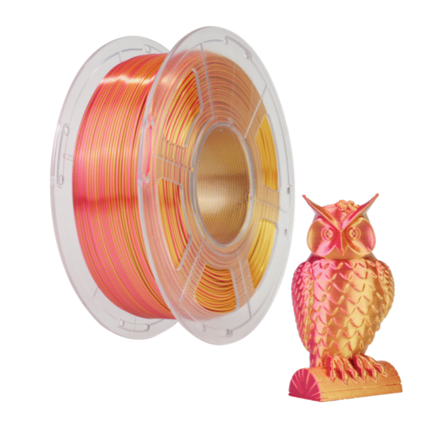Rojo+ Dorado filamento sunlu silk