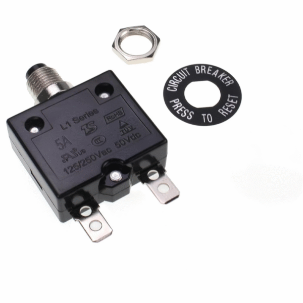 Disyuntor termico L1 Series 5A 125/250Vac 50Vdc
