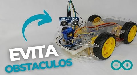 Auto Robot evita obstáculos con Arduino, Sensor Ultrasónico y Driver L298N