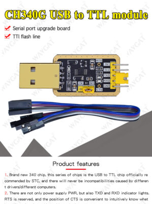 ch340e Conversor serial TTL CH340e a USB