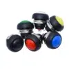 Kit 6 Botones Pulsadores Redondes a Prueba de Agua 12mm Waterproof